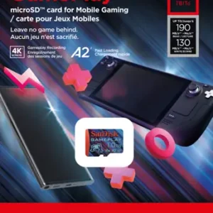 SanDisk Extreme GamePlay microSD (Mobile Gaming)