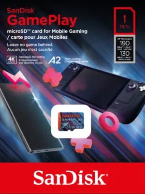 SanDisk Extreme GamePlay microSD (Mobile Gaming) pack
