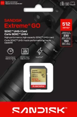 SanDisk Extreme Go SD pack