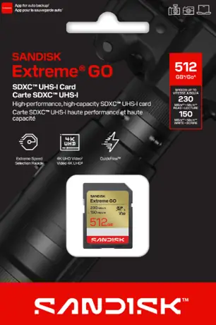 SanDisk Extreme Go SD pack