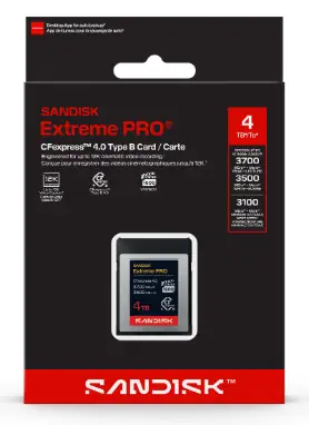 SanDisk Extreme PRO CFexpress 4.0 Type B pack