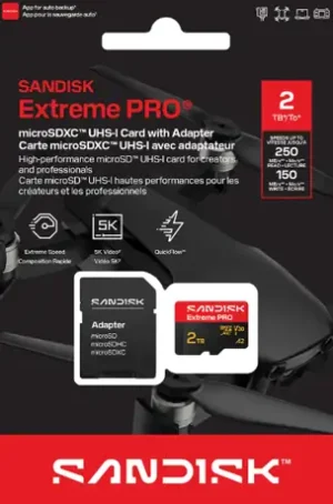 SanDisk Extreme PRO microSDXC (A2) pack