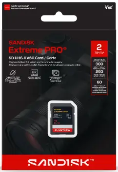SanDisk Extreme PRO SD (V60) pack