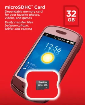 SanDisk microSD Class 4 pack