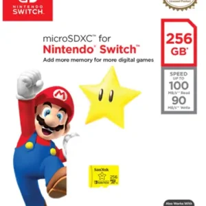SanDisk microSDXC for Nintendo Switch pack